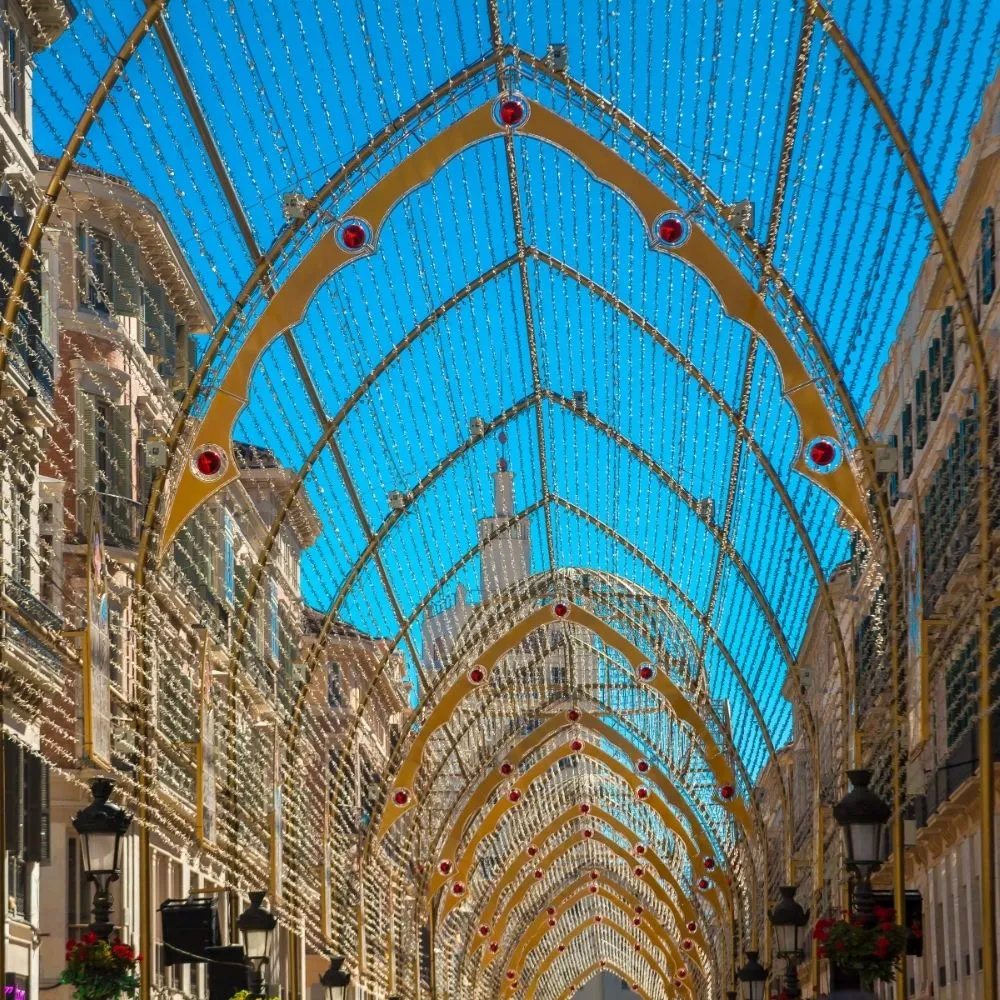 Larios Street in Málaga – Colorido Tours