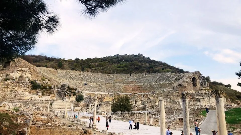 Great Theatre of Ephesus, the largest-capacity space in the site