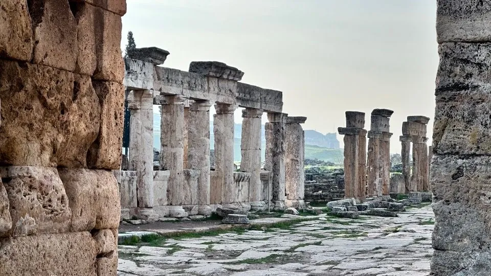Columns on the main street of Hierapolis