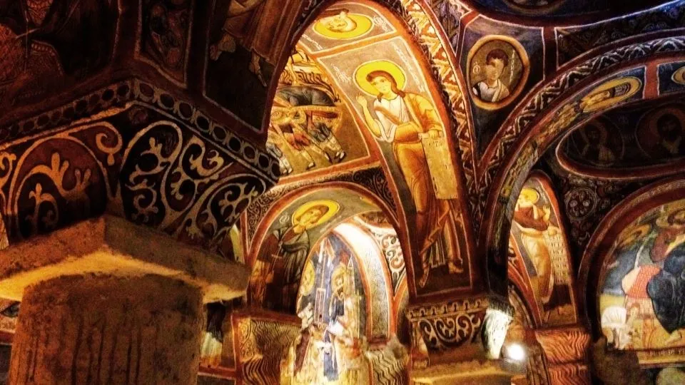 Frescoes depicting scenes from the Bible in Cappadocia – Colorido Tours