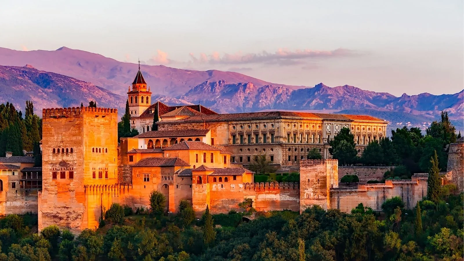 Spain travel destination - Alhambra view